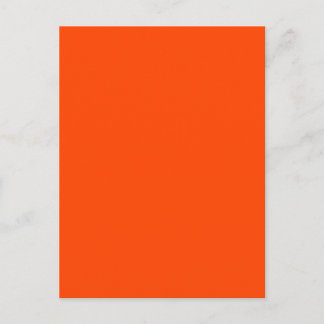 Background Colour Orange Postcard
