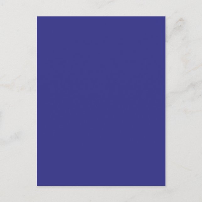 Background Colour - Royal Blue Postcard (Front)
