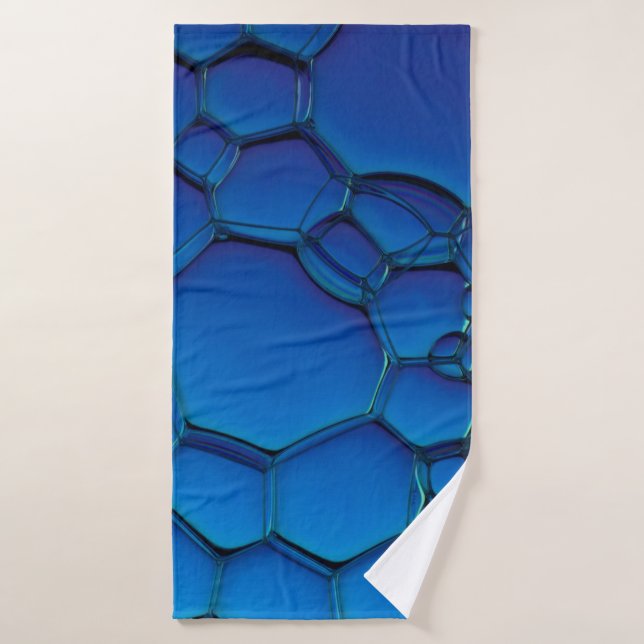 Background colour template contrast bath towel (Bath Towel)