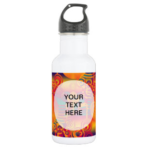 Background Composing - Modern Colourful Circle 532 Ml Water Bottle