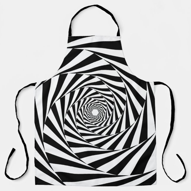 Background design pattern spiral apron (Front)