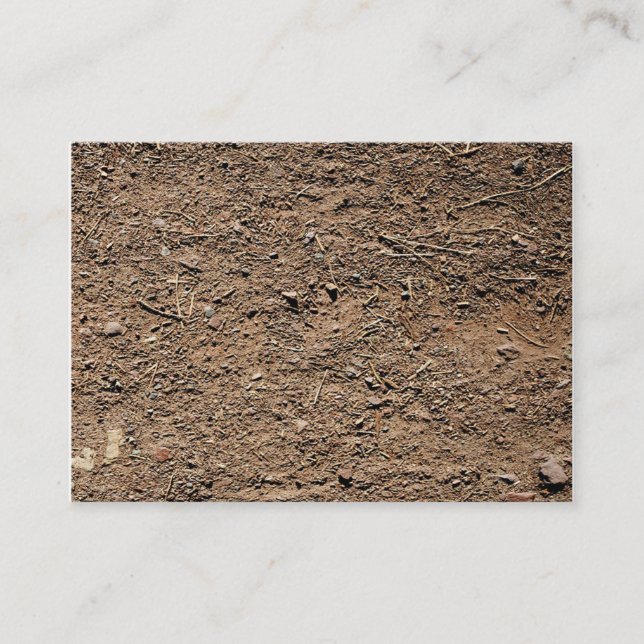 Background | Dirt Business Card (Front)