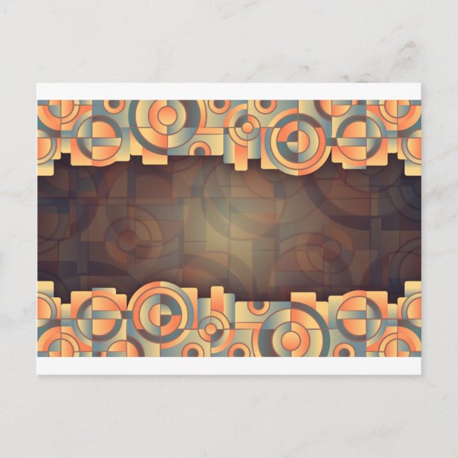 background DIY custom personalise Anniversaries Postcard (Front)