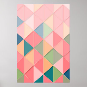 background geometric triangle poster