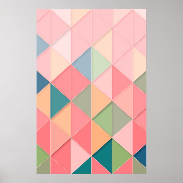 background geometric triangle poster (Front)
