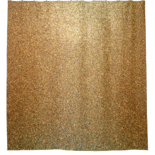 Background gold cute texture shower curtain