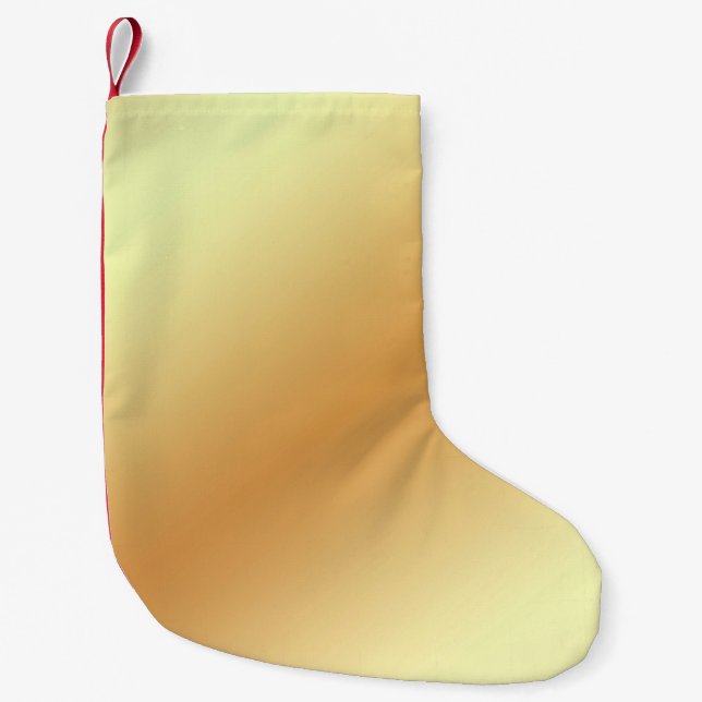 Background gold golden texture small christmas stocking (Front)