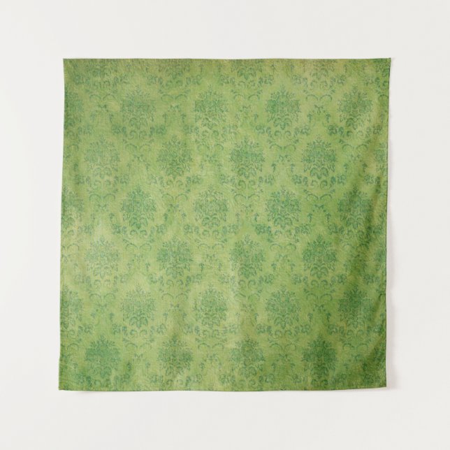 Background green template texture tapestry (Front)