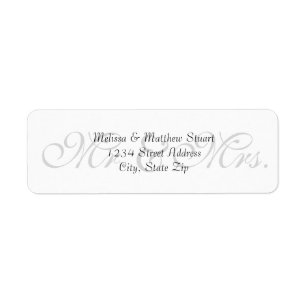 Background Grey - Address Labels