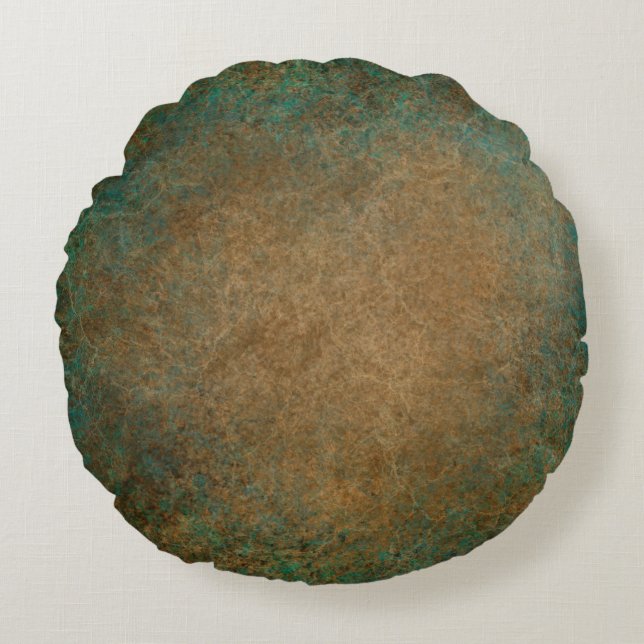 Background grunge vintage old round cushion (Front)