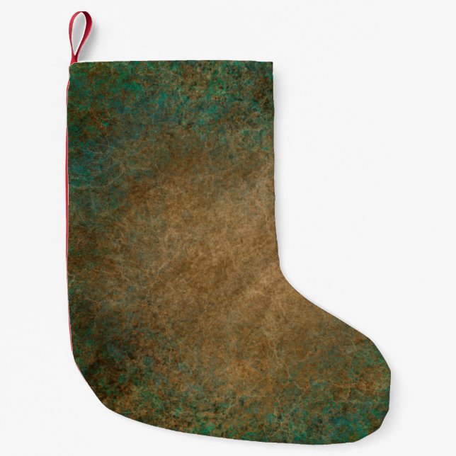 Background grunge vintage old small christmas stocking (Front)