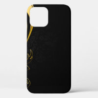 Background image gold frame floral