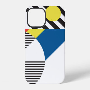 Background in retro modern style iPhone 12 case