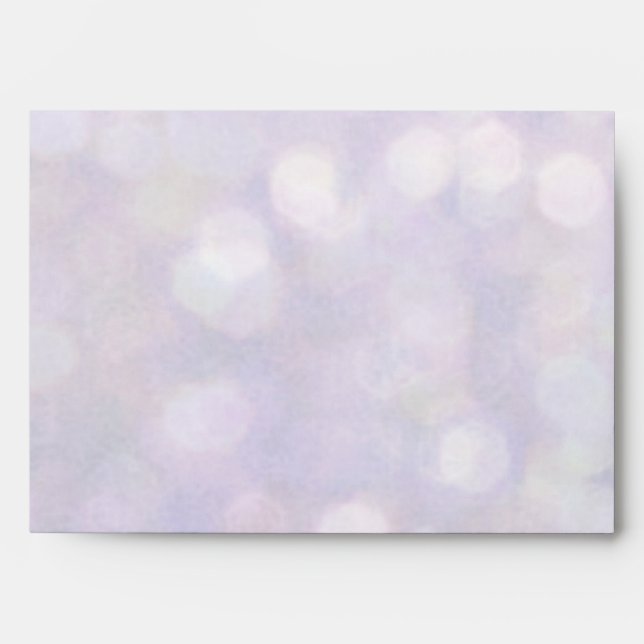 Background - Lavender Bokeh Lights Envelopes (Front)