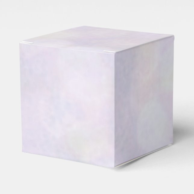 Background - Lavender Bokeh Lights Favour Box (Front Side)
