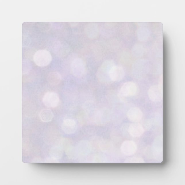 Background - Lavender Bokeh Lights Plaque (Front)