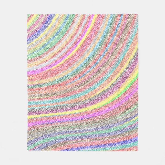 Background low poly wallpaper fleece blanket (Front)