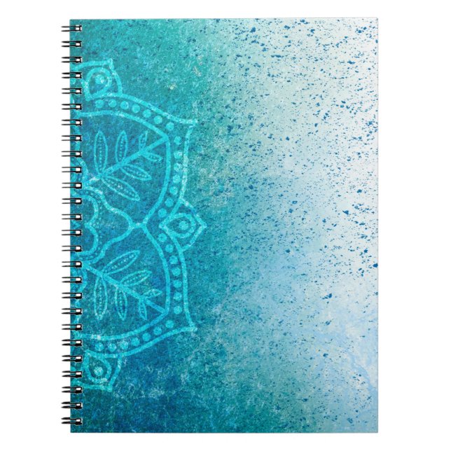 Background mandala grunge pattern notebook (Front)