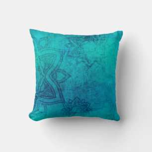 Background mandala grunge texture cushion