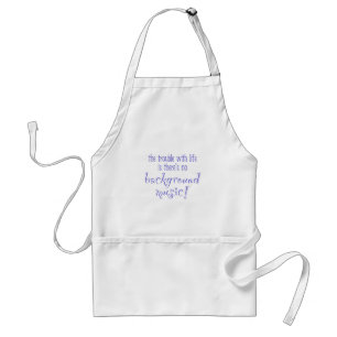 Background Music Standard Apron