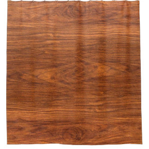 background nature detail of teak wood texture deco shower curtain