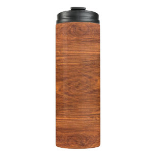 background nature detail of teak wood texture deco thermal tumbler
