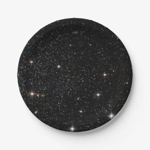 Background - Night Sky & Stars Paper Plate