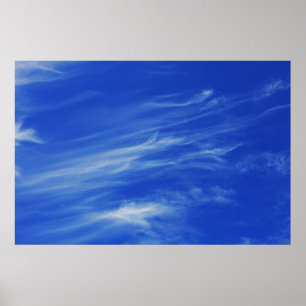 Background of blue sky. poster