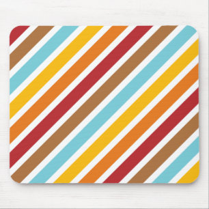 Background Of Retro Diagonal Stripes Mousepad