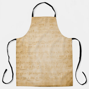Background old vintage parchment apron