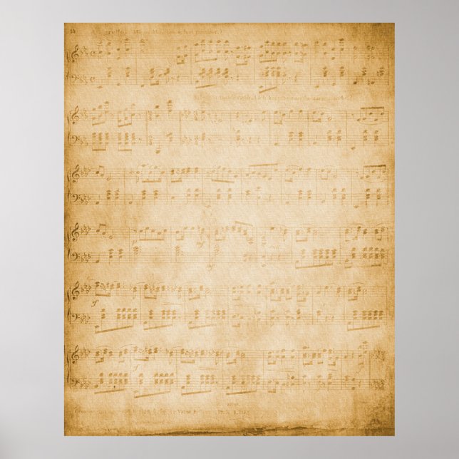 Background old vintage parchment poster (Front)