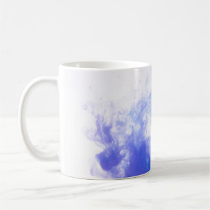 Background paint pattern smoke ink coffee mug