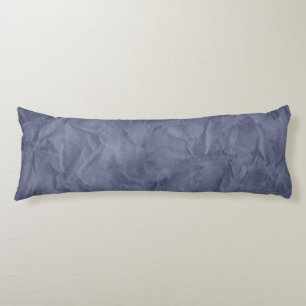 Background PAPER TEXTURE - dirty blue Body Cushion