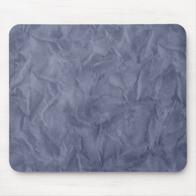 Background PAPER TEXTURE - dirty blue Mouse Pad (Front)