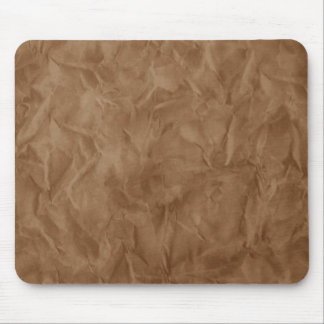 Background PAPER TEXTURE - dirty brown Mouse Pad