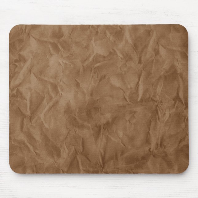 Background PAPER TEXTURE - dirty brown Mouse Pad (Front)