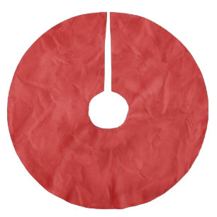 Background PAPER TEXTURE - dirty red Brushed Polyester Tree Skirt