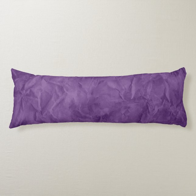 Background PAPER TEXTURE - dirty violet Body Cushion (Front)
