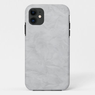 Background PAPER TEXTURE - grey iPhone 11 Case