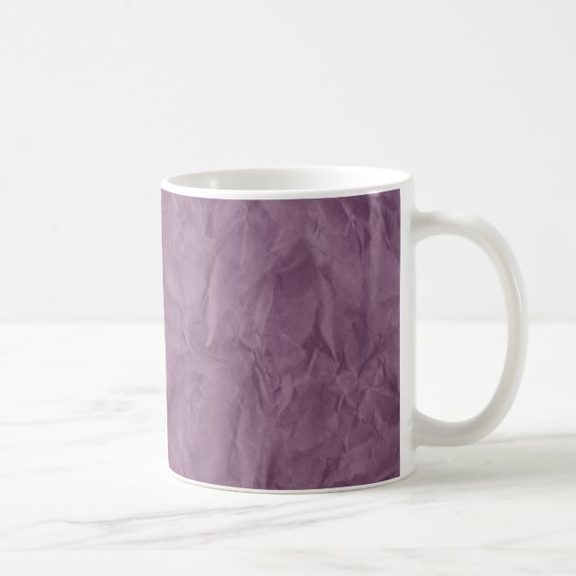 Background PAPER TEXTURE - plum Coffee Mug (Right)