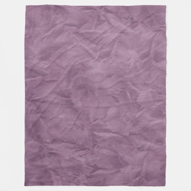 Background PAPER TEXTURE - plum Fleece Blanket (Front)