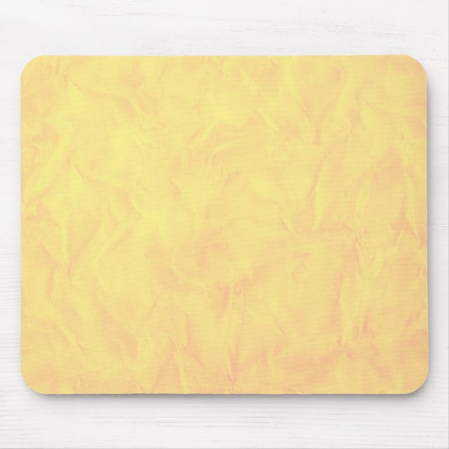 Background PAPER TEXTURE - yellow Mouse Pad (Front)