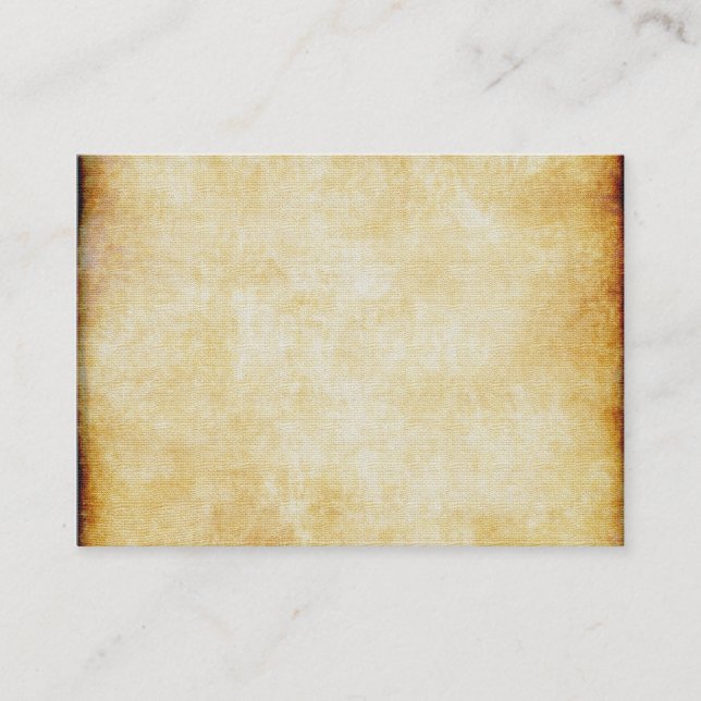 Background | Parchment Paper Business Card (Front)