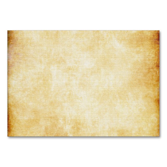 Background | Parchment Paper Table Number (Front)