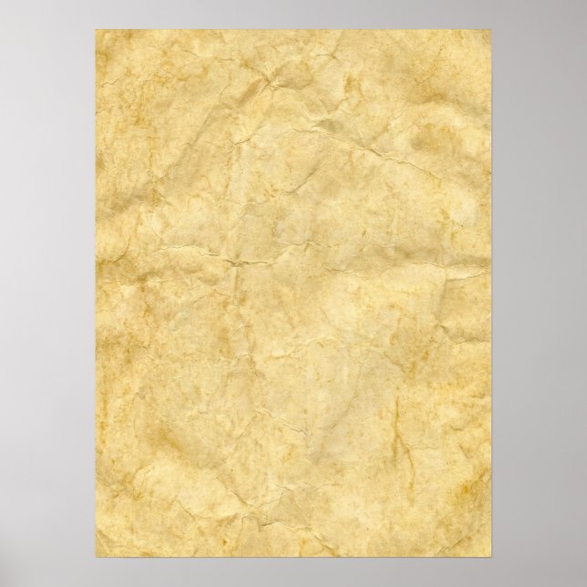 Background Parchment Paper Template Poster (Front)