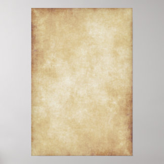 Background Parchment Paper Template Poster