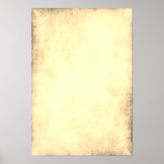 Background Parchment Paper Template Poster (Front)