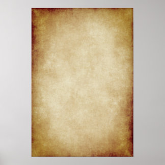 Background Parchment Paper Template Poster