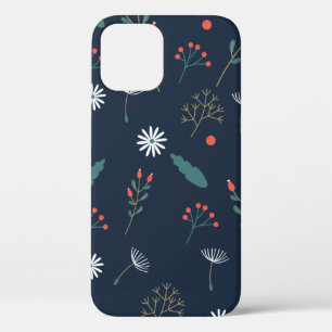 Background pattern flowers texture iPhone 12 case