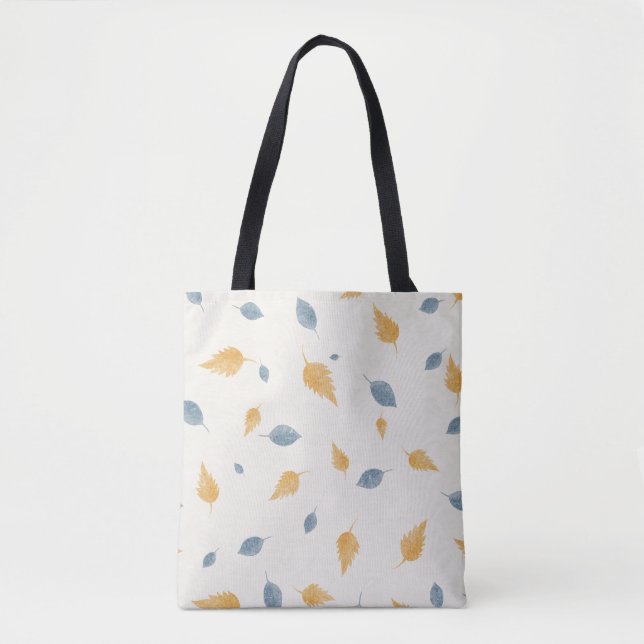 Background pattern leaves texture tote bag (Front)